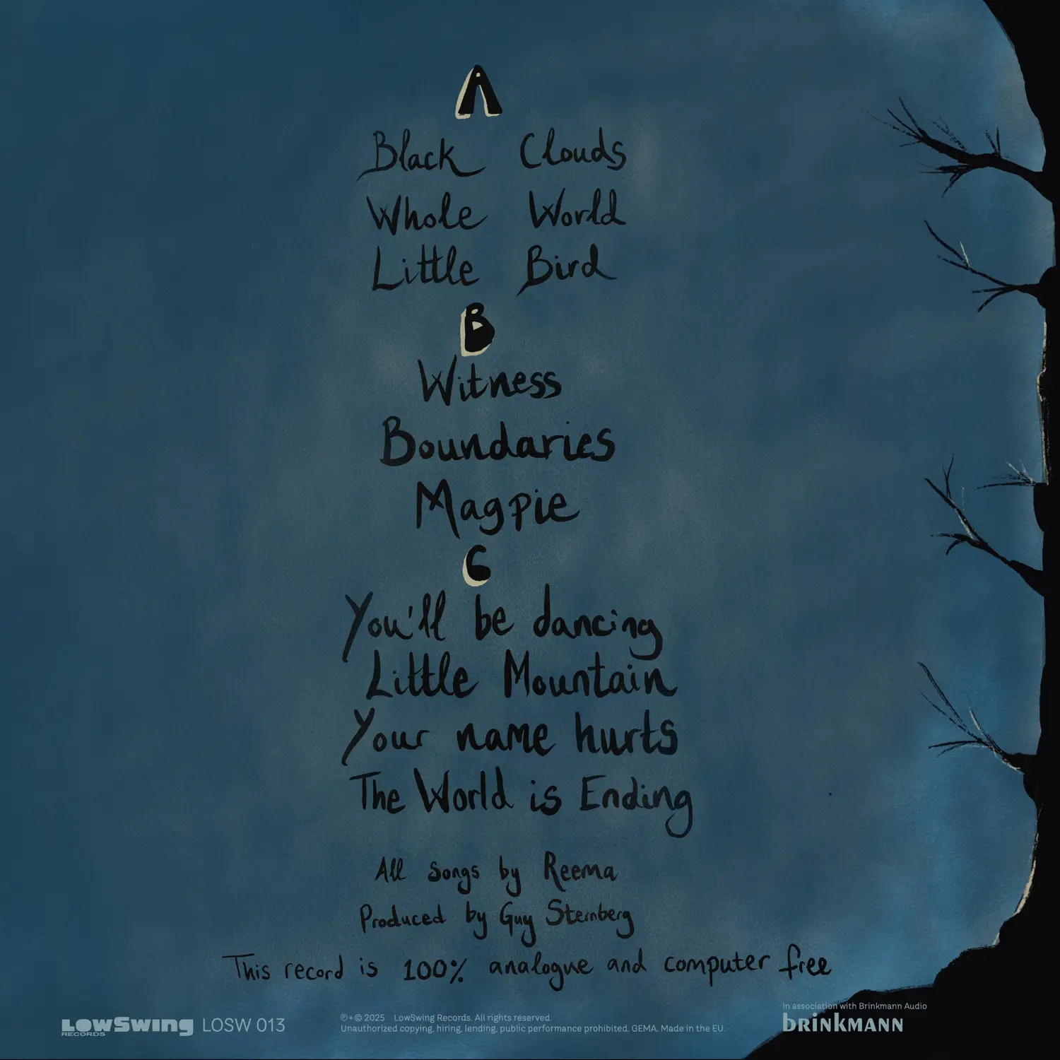 Reema back cover (One for sorrow, two for joy